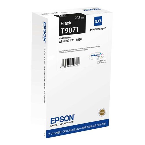 Epson Μελάνι Inkjet T907 XXL Black (C13T907140) (EPST907140)