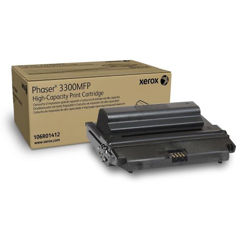 XEROX PHASER 3300MFP HC BLACK TONER (8k) (106R01412) (XER106R01412)