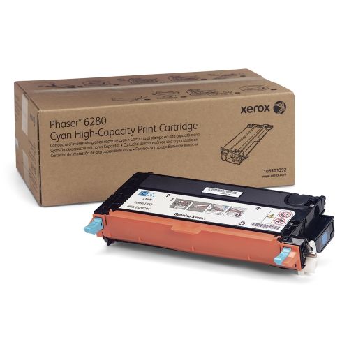 XEROX PHASER 6280/VN/VDN/DN/N HC CYAN TONER (5.9k) (106R01392) (XER106R01392)