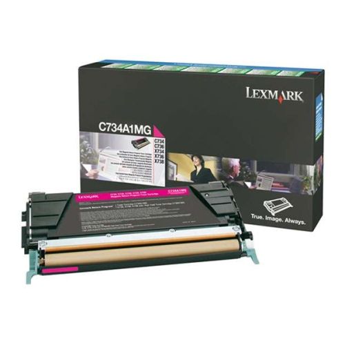 LEXMARK C73x/X73x MAGENTA TONER (6k) (C734A1M) (LEXC734A1M)