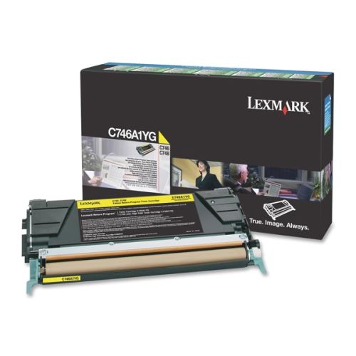 Toner Lexmark C746A1YG Yellow (C746A1YG) (LEXC746A1YG)