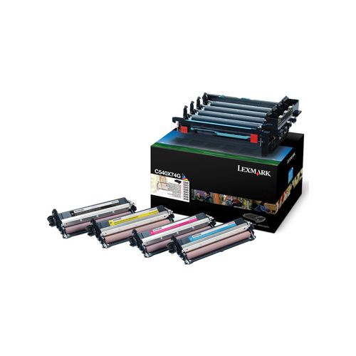 LEXMARK C54x/X543 BLK & COL IMAGING KIT (30k) (C540X74) (LEXC540X74)