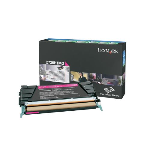 LEXMARK C73x/X73x MAGENTA TONER (10k) (C736H1M) (LEXC736H1M)