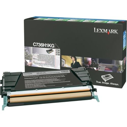 LEXMARK C73x/X73x BLACK TONER (12k) (C736H1K) (LEXC736H1K)