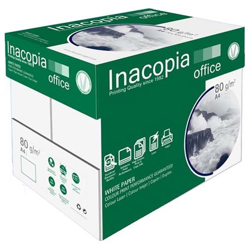 Inacopia Xαρτί A4 80γρ Κιβώτιο 2500 Φύλλων