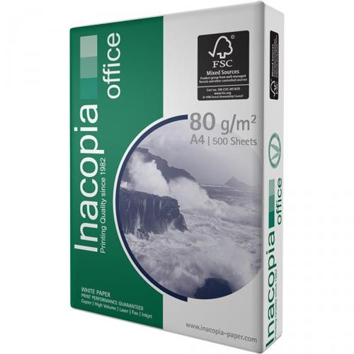 Inacopia Xαρτί A4 80γρ Δεσμίδα 500 Φύλλων