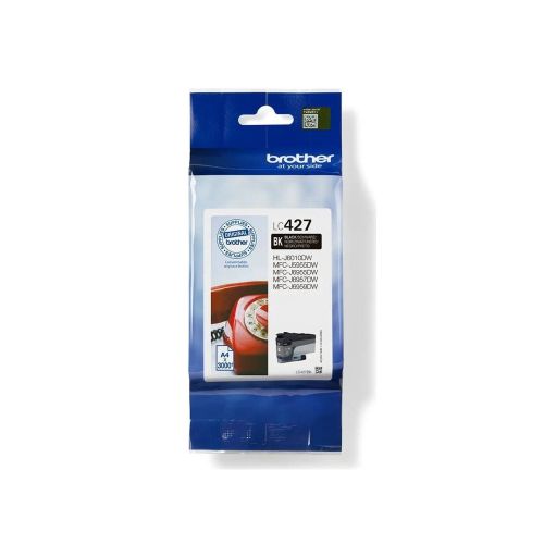 Brother Ink Tank Cartridge LC-427BK Black pages 3000Pgs (BRO-LC-427BK)