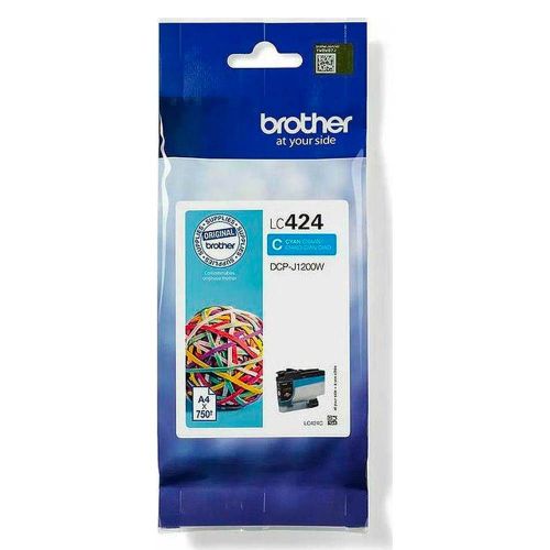 Brother Ink Tank Cartridge LC-424C Cyan pages 750Pgs (BRO-LC-424C)