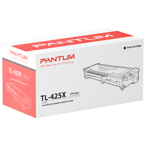 PANTUM Toner Cartridge TL425X Mono Black pages: 6000 pp. (PANTL425X)