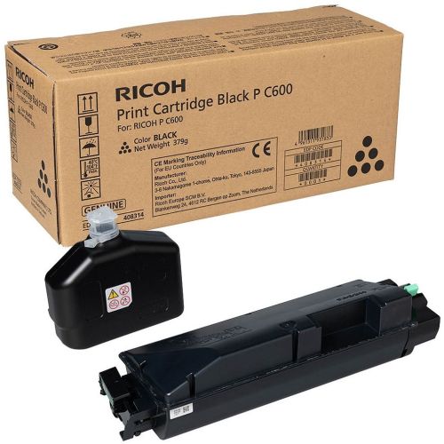 RICOH C600BK Toner Black Pages 15000 (408314) (RICC600ΒΚ)