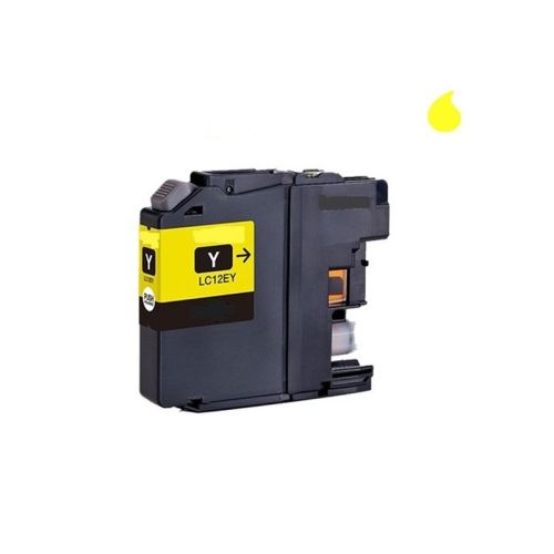 Συμβατό BROTHER Ink Tank Cartridge LC12EY / LC-12EY / LC12EY Yellow 1200 σελίδες