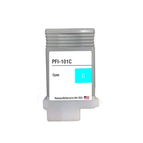 CANON Inkjet Cartridge  PFI101C / 0884B001 / PFI-101C Cyan pages: 250 pp. Remanufactured