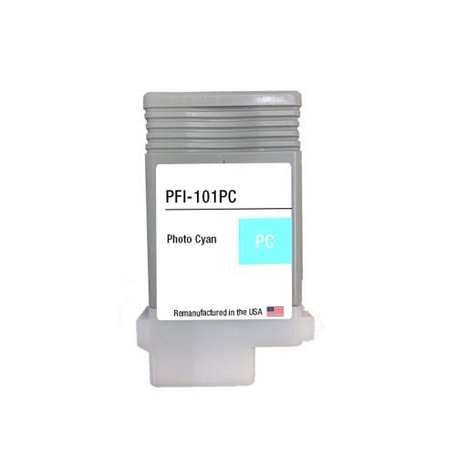 CANON Inkjet Cartridge  PFI101PC / 0887B001 / PFI-101PC Photo Cyan pages: 250 pp. Remanufactured