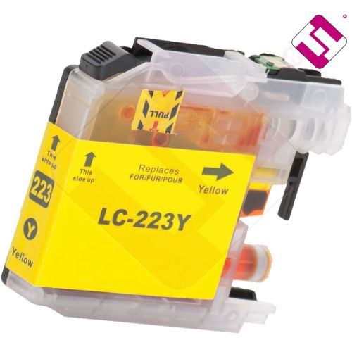 Συμβατό BROTHER Ink Tank Cartridge LC223Y / LC-223Y / LC-223 Yellow 550 σελίδες
