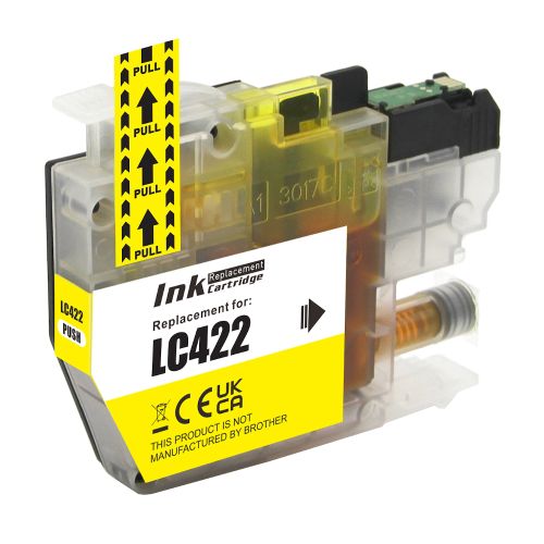Συμβατό Brother Ink Tank Cartridge LC-422Y Yellow pages 550Pgs