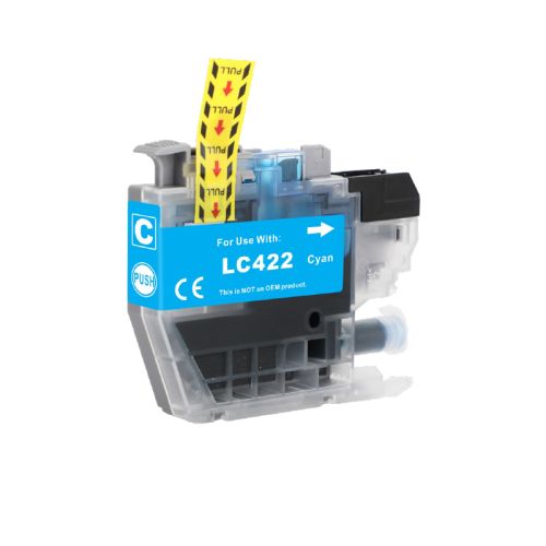Συμβατό Brother Ink Tank Cartridge LC-422C Cyan pages 550Pgs