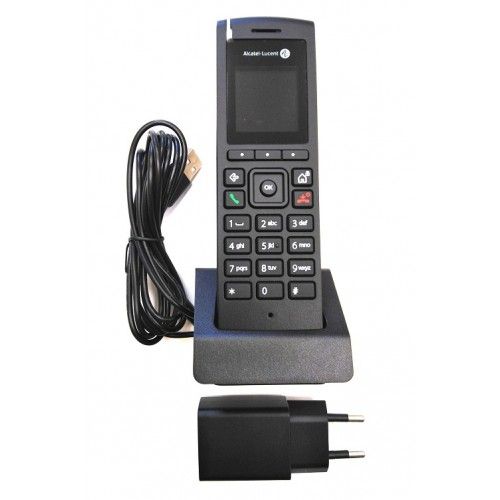 Alcatel Lucent 8212 DECT Handset with Battery, Desktop Charger and Power Supply Europe - 3BN07004AA
