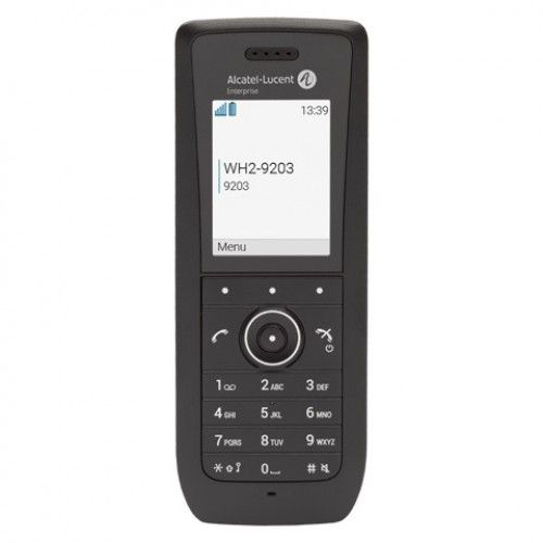 Alcatel Lucent 8158s WLAN Handset, includes battery, belt clip and regulatory sheet - 3BN78421AA