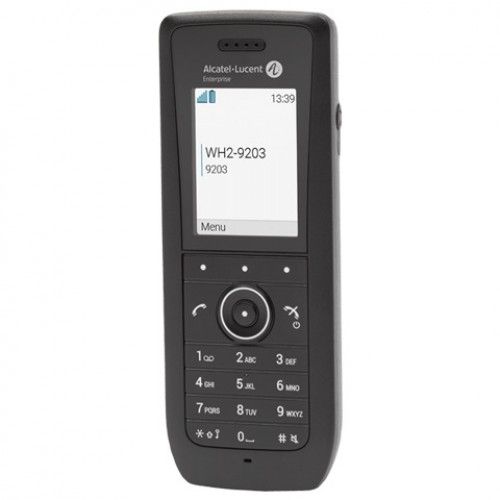Alcatel Lucent 8158s WLAN Handset, includes battery, belt clip and regulatory sheet - 3BN78421AA