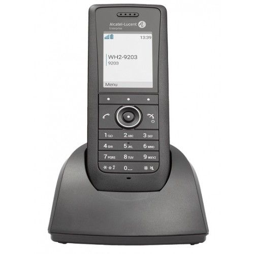 Alcatel Lucent 8158s WLAN Handset, includes battery, belt clip and regulatory sheet - 3BN78421AA