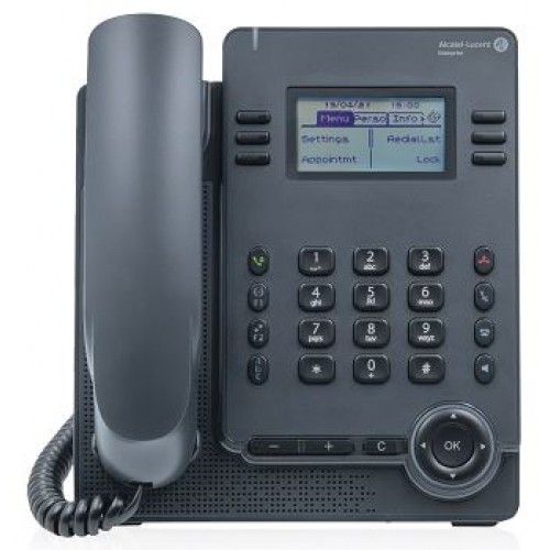 Alcatel Lucent ALE-20h Single Port Hybrid Digital-IP Essential DeskPhone - 3ML37020AA