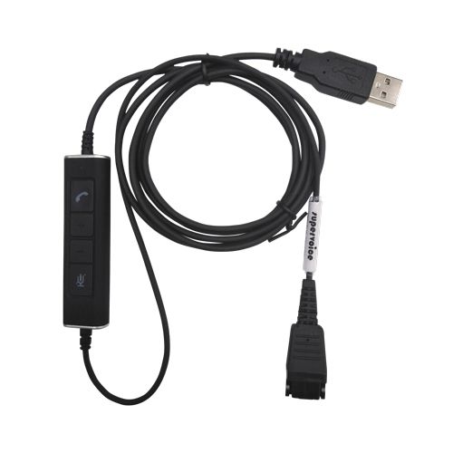 Supervoice SVC-QDUSB2 Headset QD to USB PC connecting bottom cable (Teams Compatible)