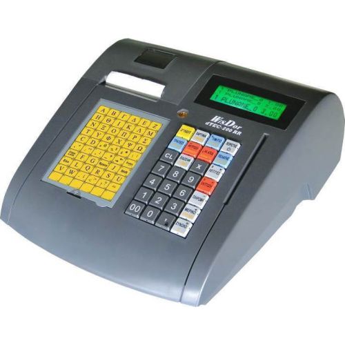 DTec-200 Ταμειακή Μηχανή χωρίς Μπαταρία σε Μαύρο Χρώμα