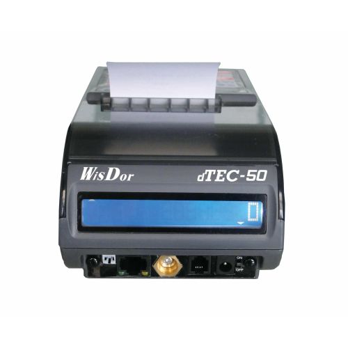 DTec-50 Extra Ταμειακή Μηχανή χωρίς Μπαταρία σε Μαύρο Χρώμα
