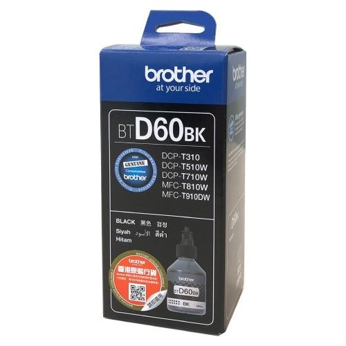 Brother BTD60 Μελάνι Εκτυπωτή InkJet Μαύρο (BT-D60BK)
