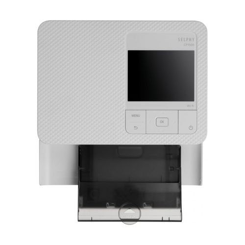 Canon Selphy CP1500 Compact Photo Printer White - Portable design, Dye-sublimation printing, Wireless connectivity (Part: CANCP1500W)