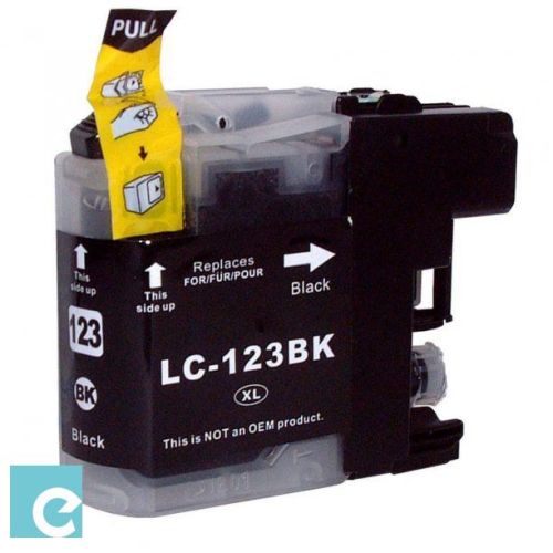 Συμβατό BROTHER Ink Tank Cartridge LC123XLBK / LC-123BK / LC-123 Black 600 σελίδες