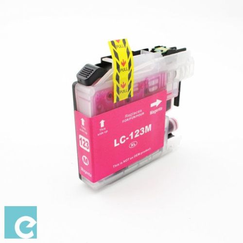 Συμβατό BROTHER Ink Tank Cartridge LC123XLM / LC-123M / LC-123 Magenta 600 σελίδες