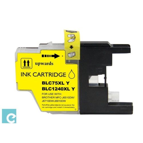 Συμβατό BROTHER Ink Tank Cartridge LC1240Y / LC-1240Y / 1240 Yellow 600 σελίδες