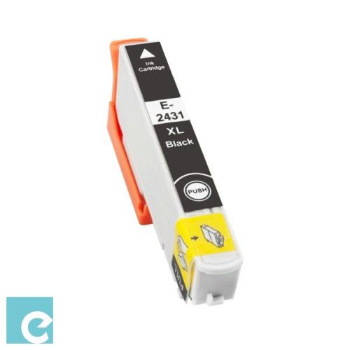 Συμβατό EPSON Ink Tank Cartridge T2431 / C13T24314010 / 24XL, ELEFANTE Black 500 σελίδες