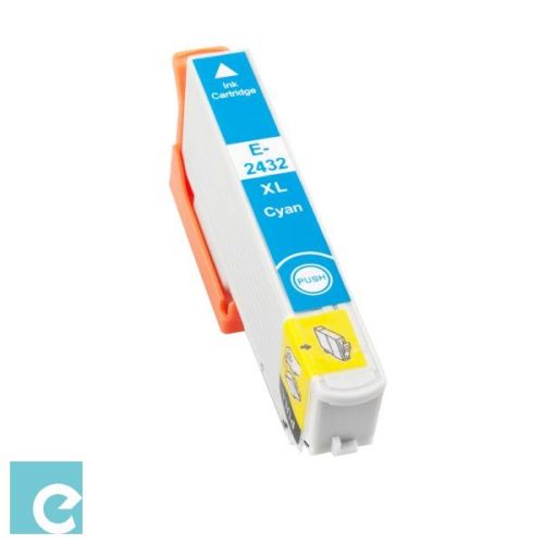 Συμβατό EPSON Ink Tank Cartridge T2432 / C13T24324010 / 24XL, ELEFANTE Cyan 740 σελίδες