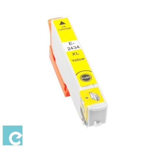 Συμβατό EPSON Ink Tank Cartridge T2434 / C13T24344010 / 24XL, ELEFANTE Yellow 740 σελίδες