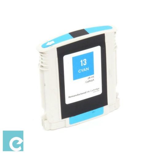 HP Inkjet Cartridge  13C / C4815A / 13 Cyan pages: 1050 pp. Remanufactured