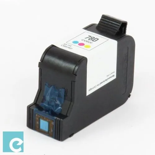 HP Inkjet Cartridge  78D / C6578D / 78 Color (CMY) pages: 560 pp. Remanufactured