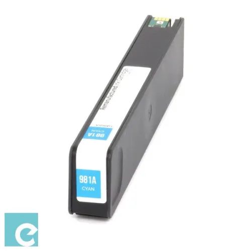 HP Inkjet Cartridge  981AC / J3M68A / 981A Cyan pages: 6000 pp. Remanufactured