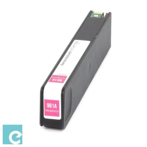 HP Inkjet Cartridge  981AM / J3M69A / 981A Magenta pages: 6000 pp. Remanufactured