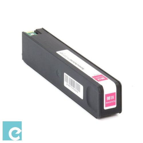 HP Inkjet Cartridge  981XM / L0R10A / 981X Magenta pages: 10000 pp. Remanufactured